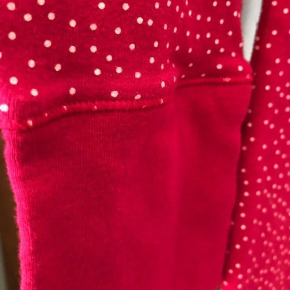 SALE 2 for $26 / 3 for $33 Red Polka Dot Onsie Pajamas / Lounge, Women's Medium - Picture 8 of 9